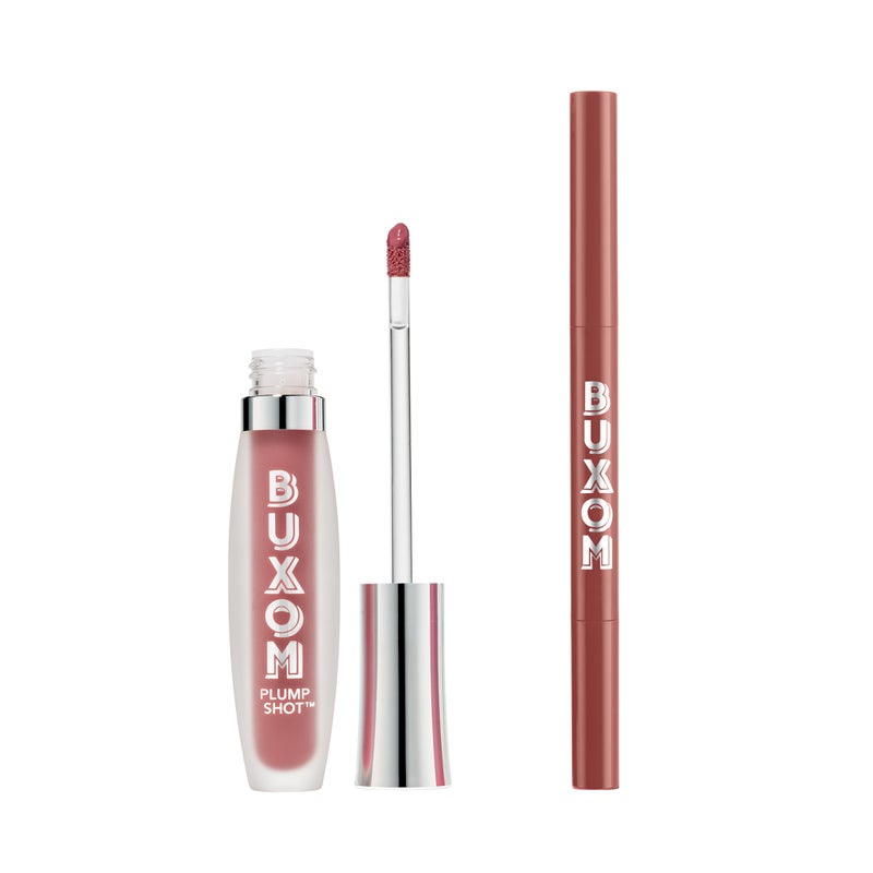 BUXOM Plumping Lip Kit - Plump Shot™ Dolly + Power Line™ Lip Liner Hush Hush - Image 3
